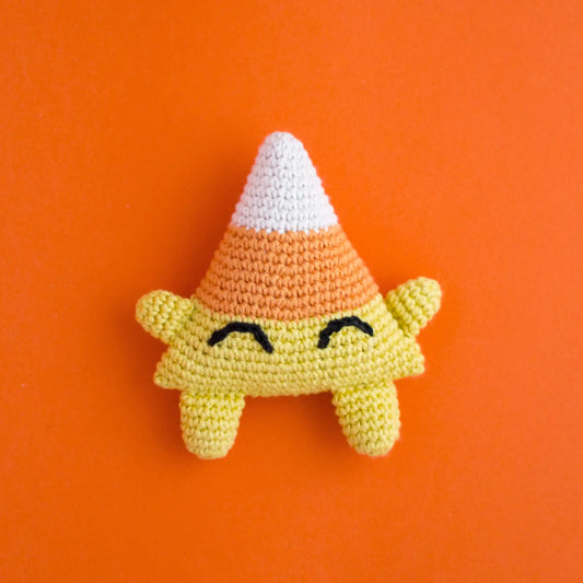 candy corn amigurumi free pattern