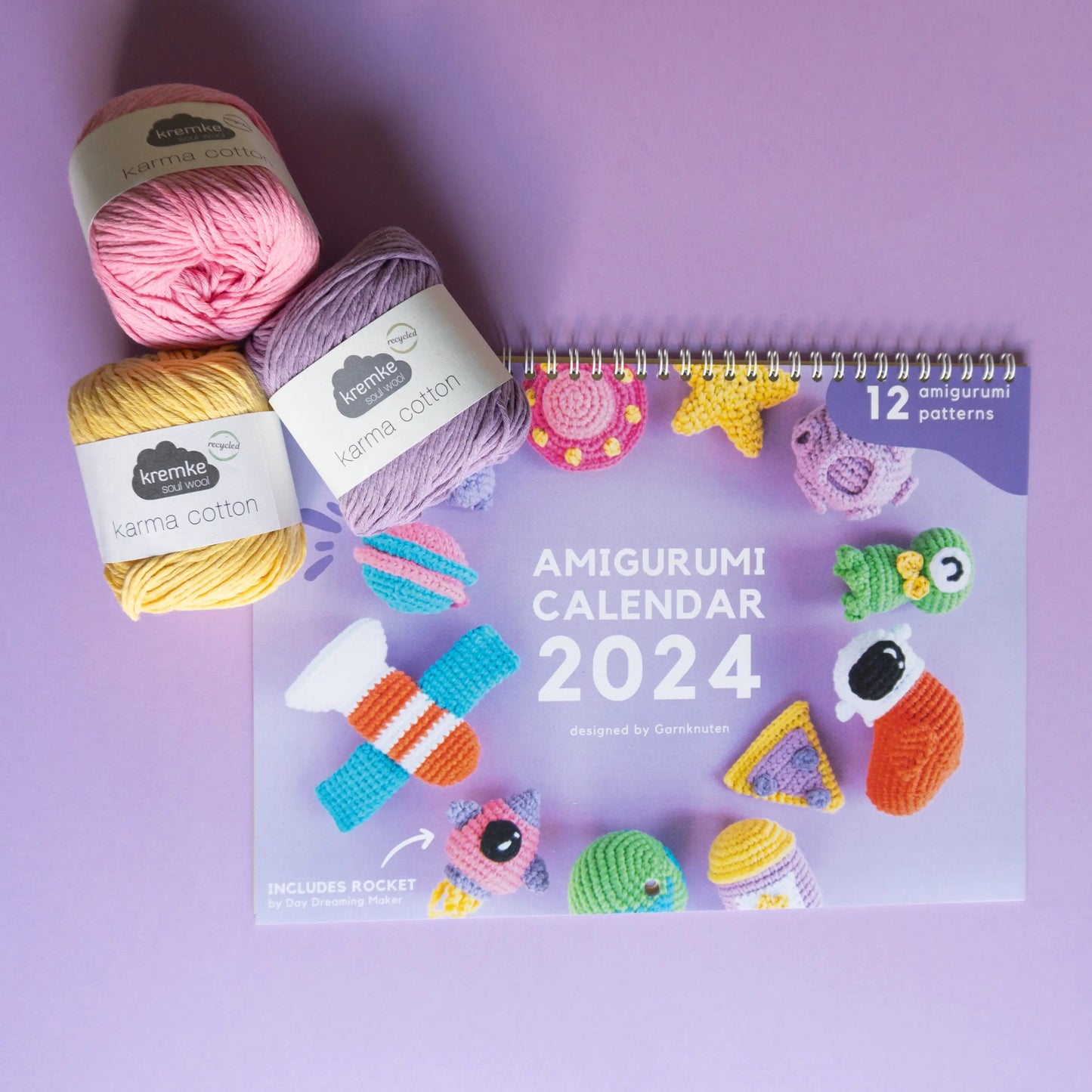 Amigurumi Calendar 2024 | 12 Space Themed Patterns