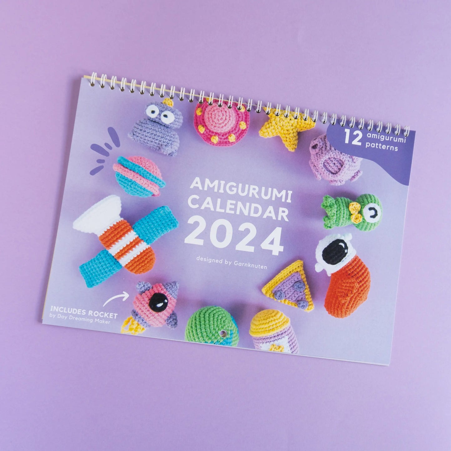 Amigurumi Calendar 2024 | 12 Space Themed Patterns