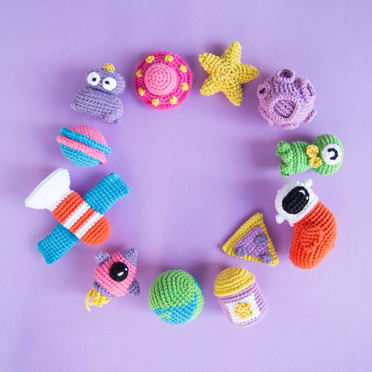 Amigurumi Calendar 2024 | 12 Space Themed Patterns