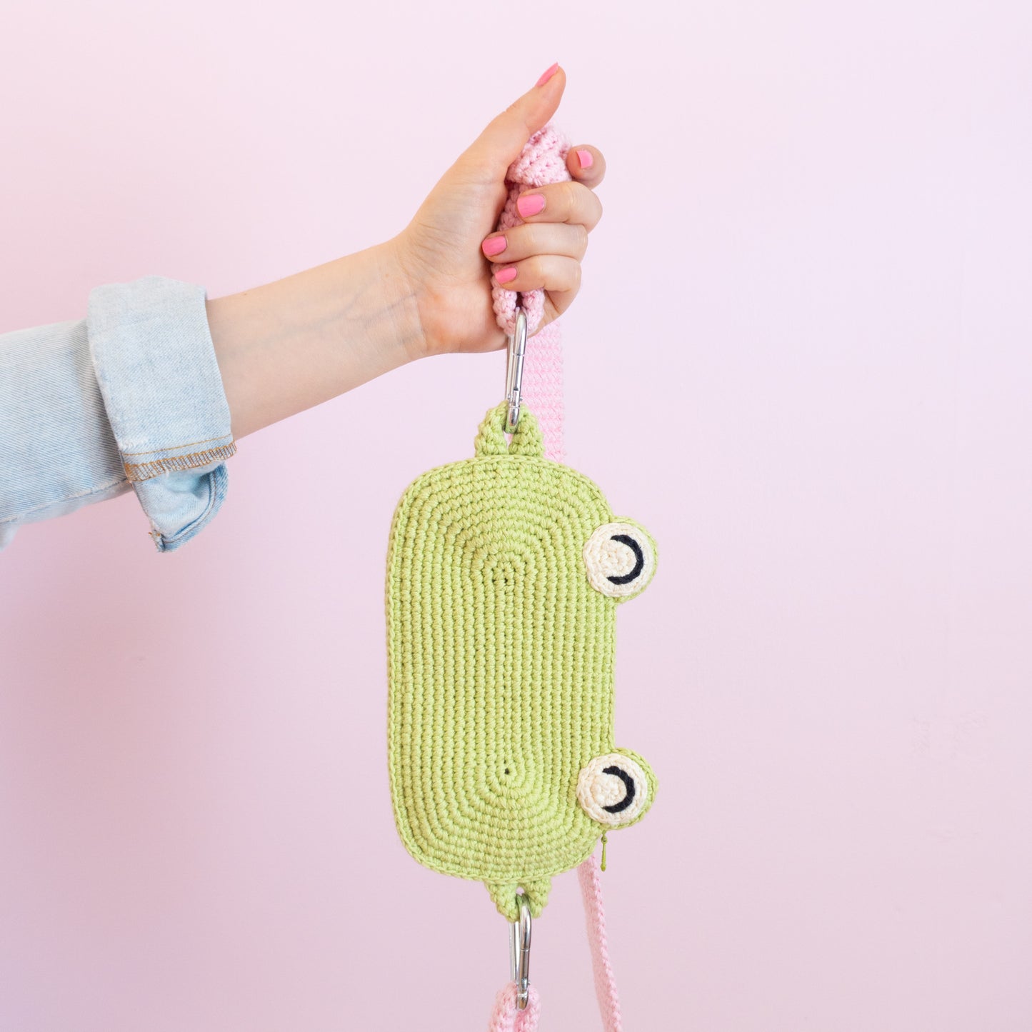 Artur the Frog bag | Crochet PDF pattern