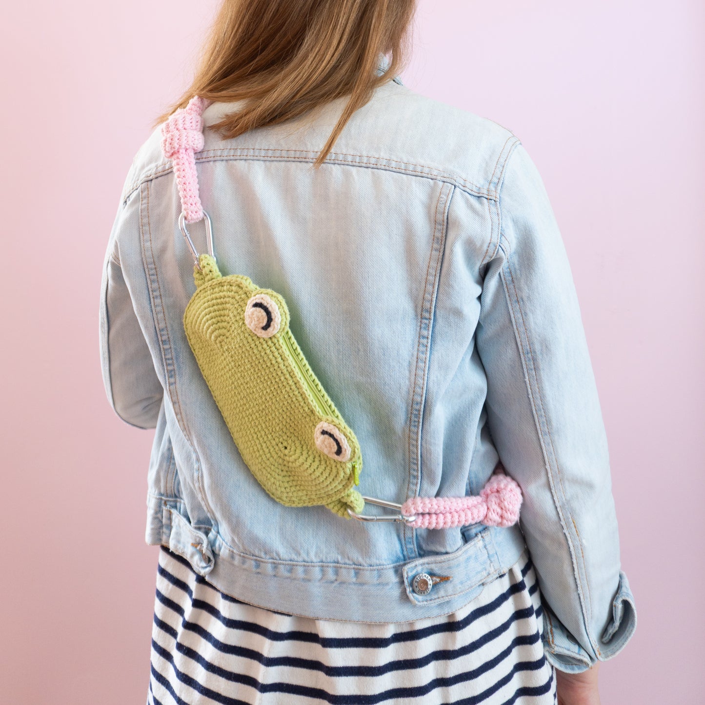 Artur the Frog bag | Crochet PDF pattern