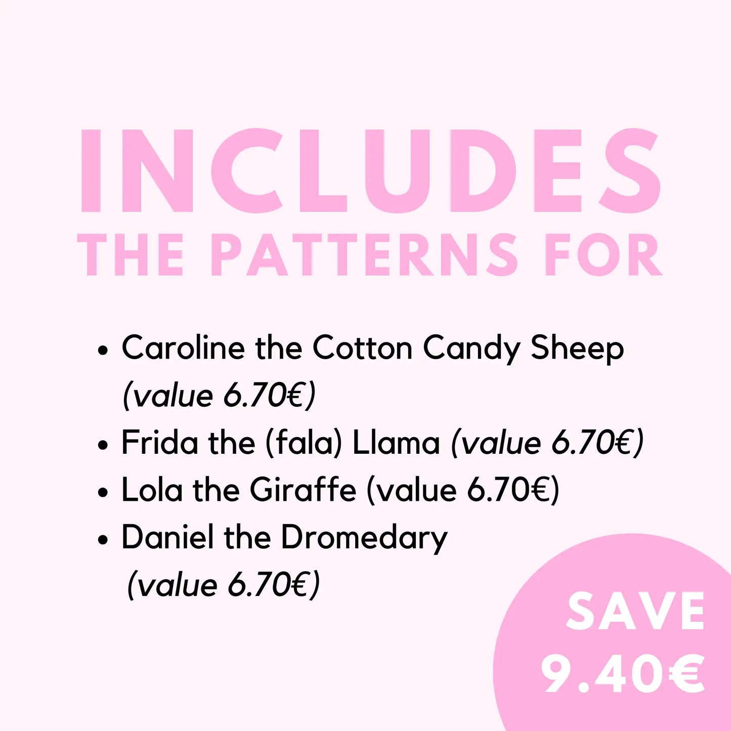 STANDING ANIMAL PATTERN BUNDLE