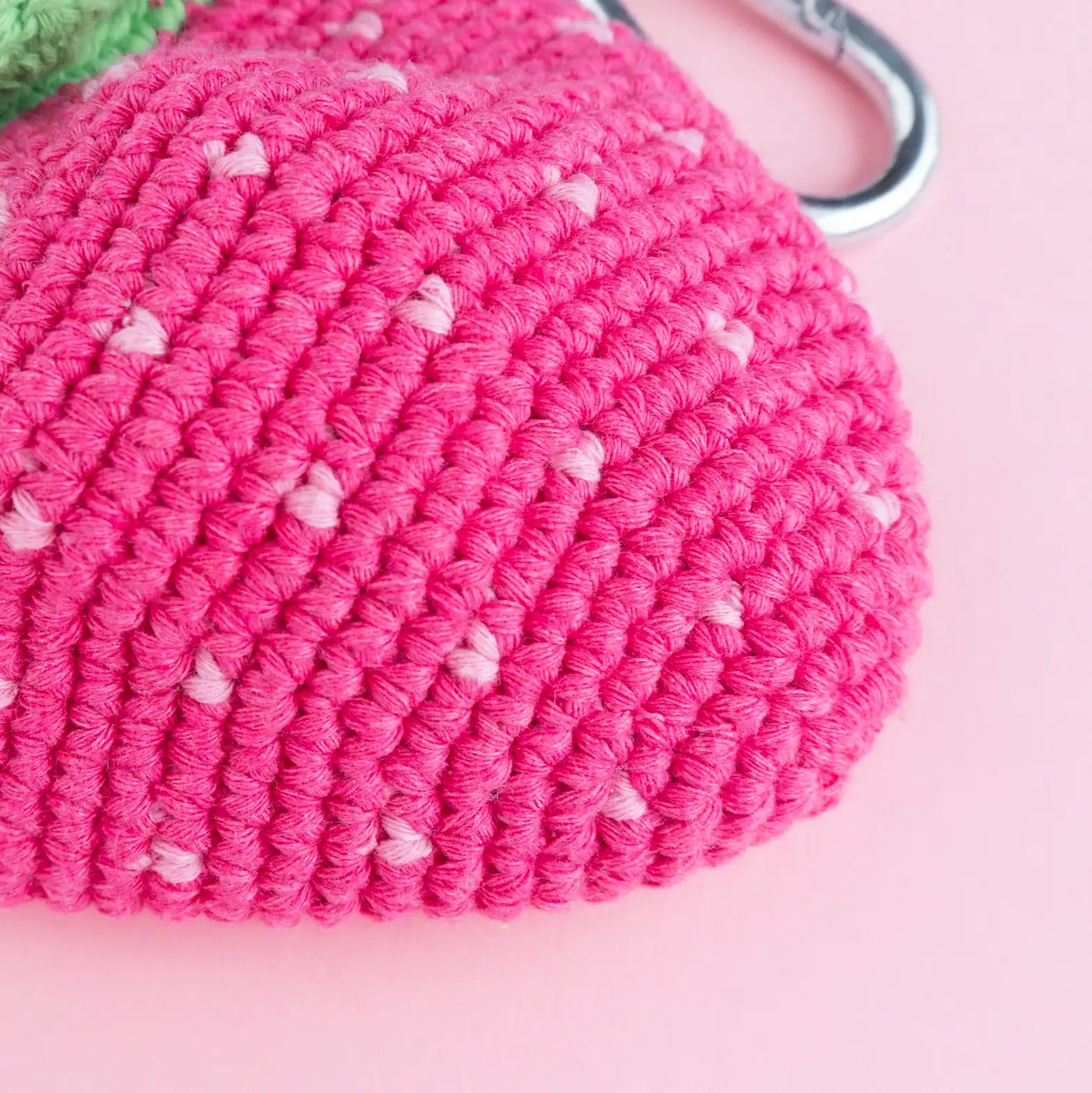 Strawberry Pocket Pouch | Crochet PDF pattern