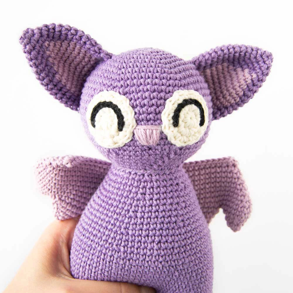 Flora the bat | crochet amigurumi PDF pattern