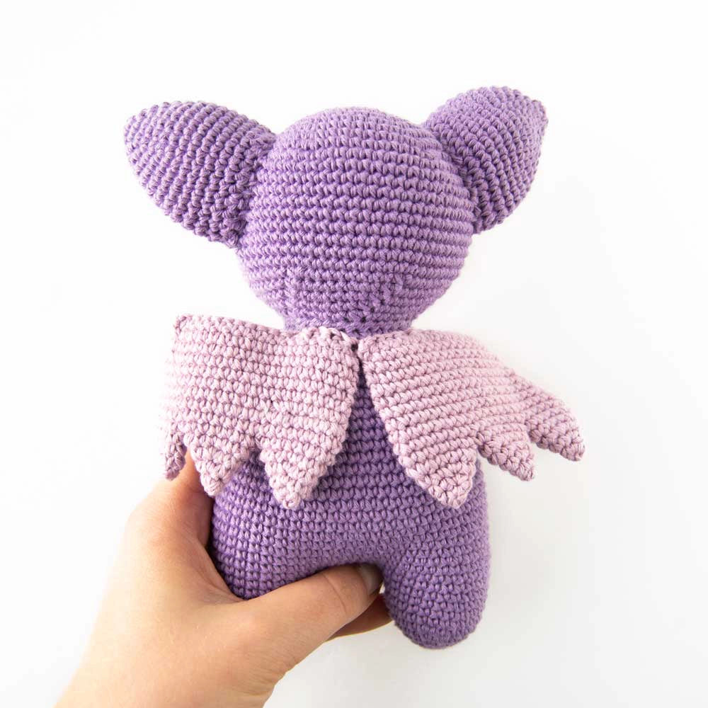 Flora the bat | crochet amigurumi PDF pattern