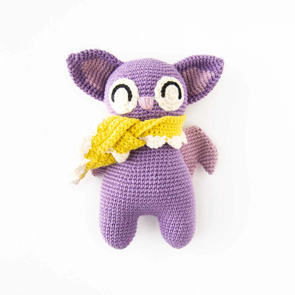 Flora the bat | crochet amigurumi PDF pattern