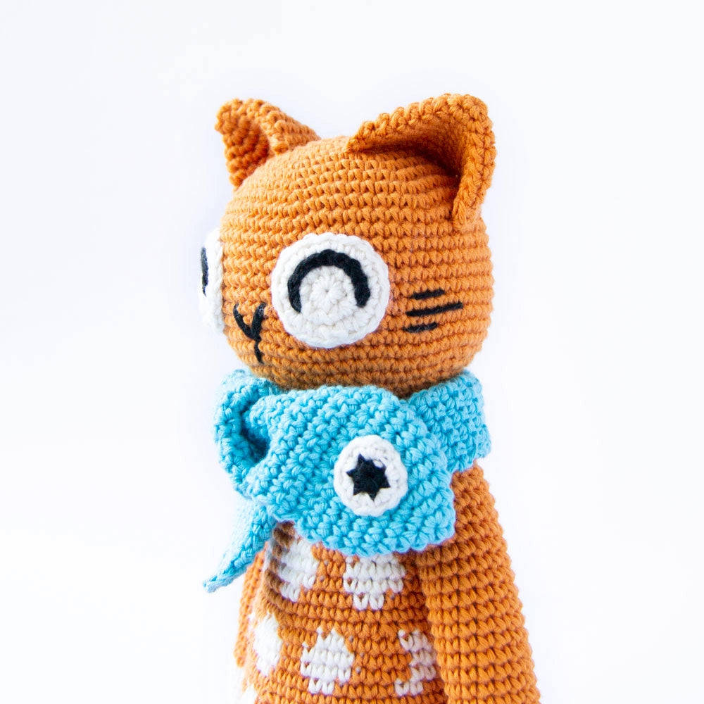 Luna the cat | crochet amigurumi PDF pattern