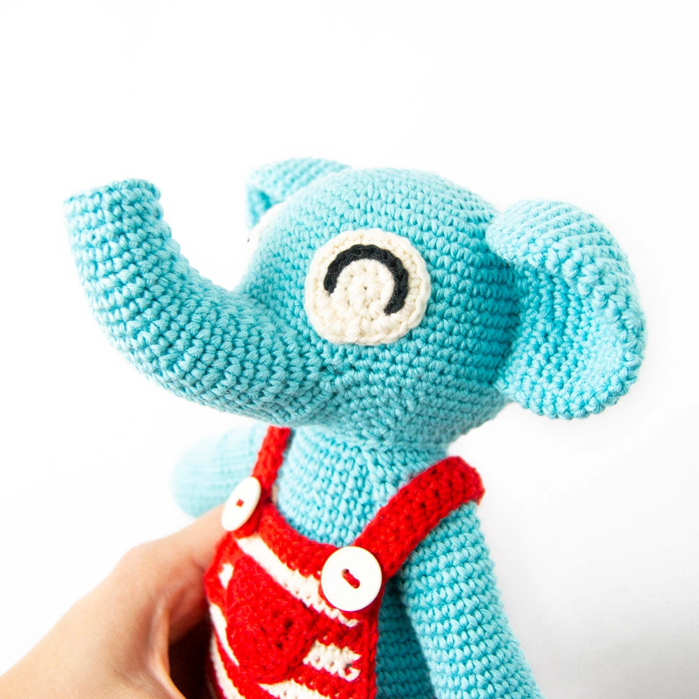 Ellie the elephant | crochet amigurumi PDF pattern