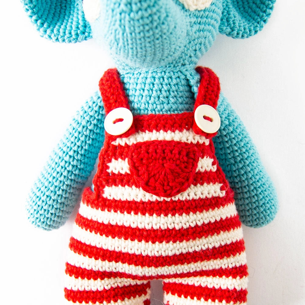 Ellie the elephant | crochet amigurumi PDF pattern