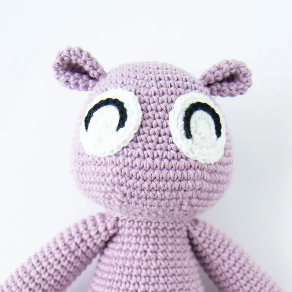 Hilda the hippo | Crochet amigurumi PDF pattern