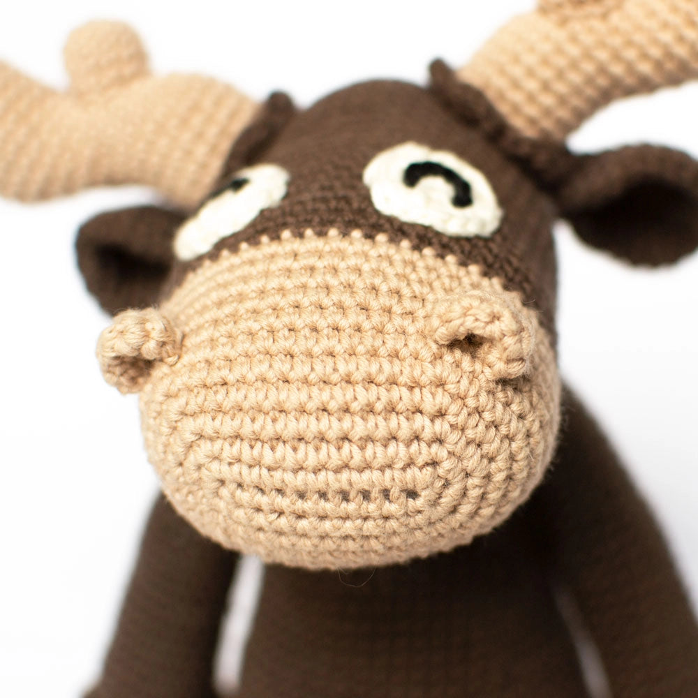 Ralf the moose | crochet amigurumi PDF pattern