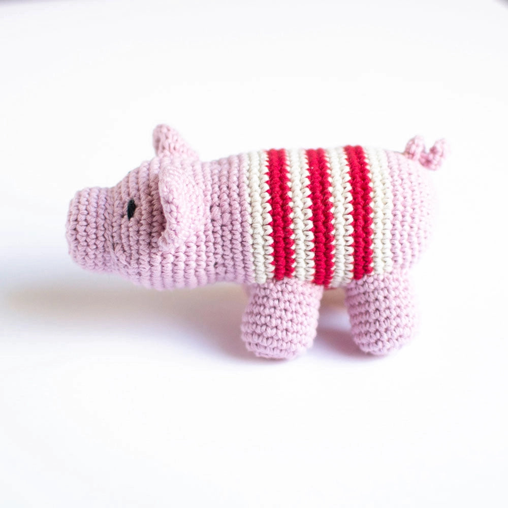 Pig Crochet Pattern PDF  Crochet Animal Patterns for Beginners