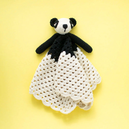 Elvis the snuggle panda | Crochet amigurumi PDF pattern