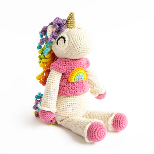 Ebba the unicorn | crochet amigurumi PDF pattern