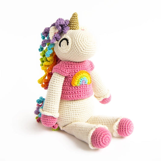 Ebba the unicorn | Crochet amigurumi PDF pattern