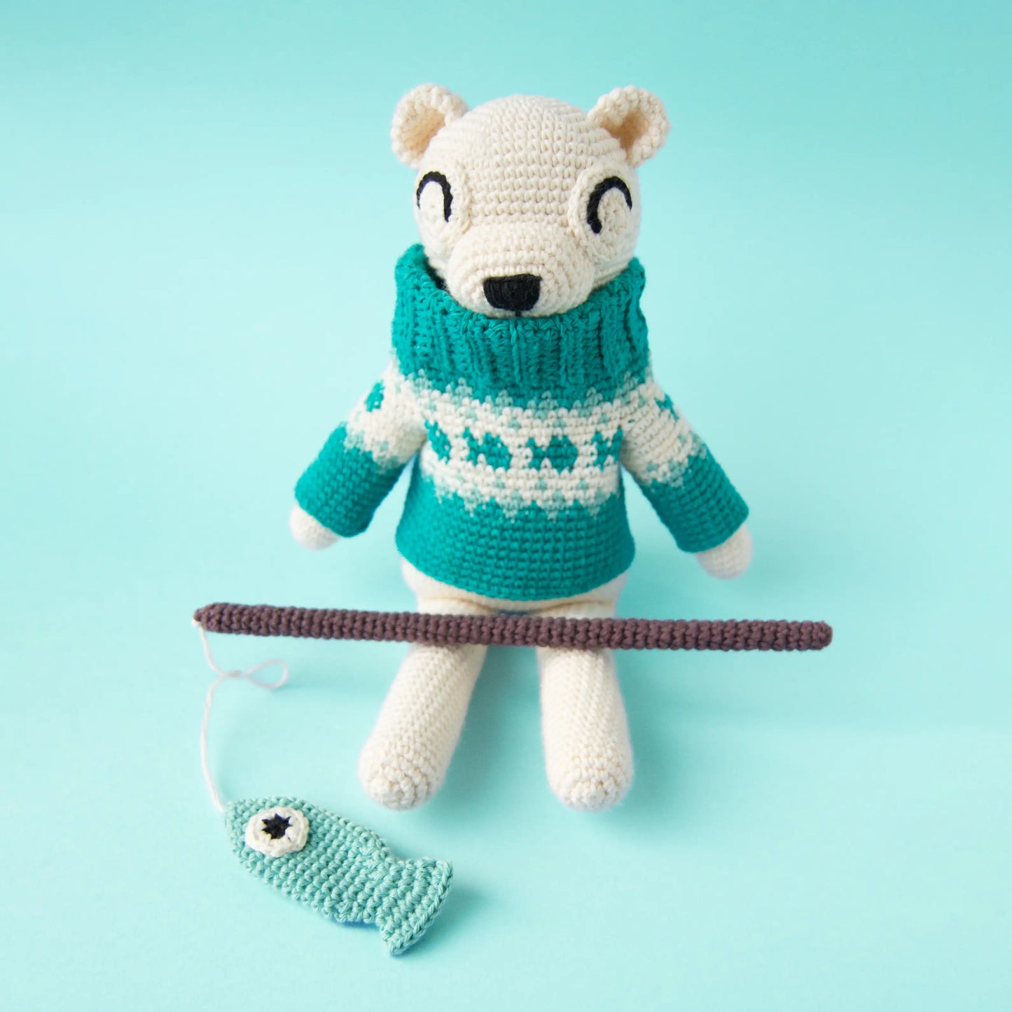 Nanoq the polar bear | Crochet amigurumi PDF pattern