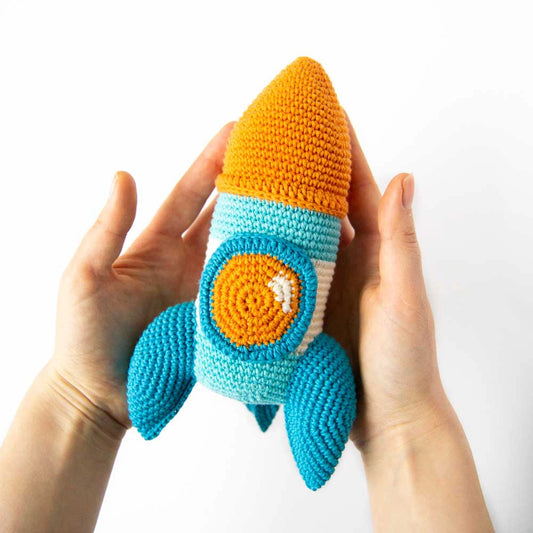 Rocket spaceship | Crochet amigurumi PDF pattern