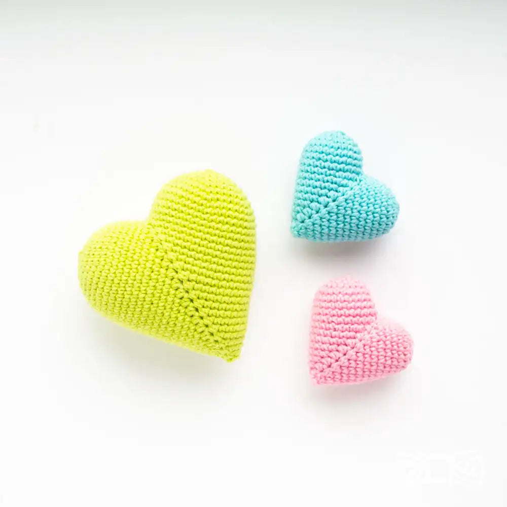 3D AMIGURUMI HEART | Free crochet pattern