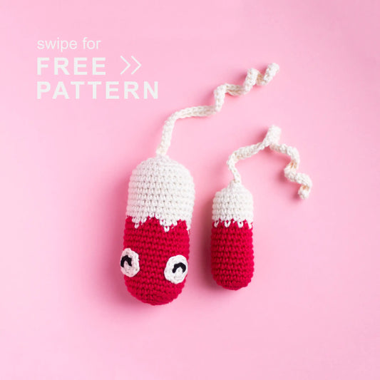 crochet amigurumi tampon free pattern