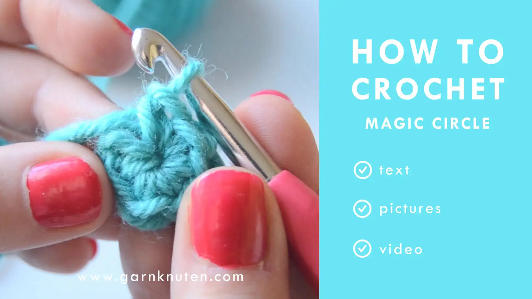 CROCHET 101: How To Crochet A Magic Ring [or Magic Circle] – Garnknuten