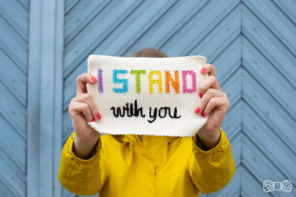 I STAND WITH YOU | support and free pattern