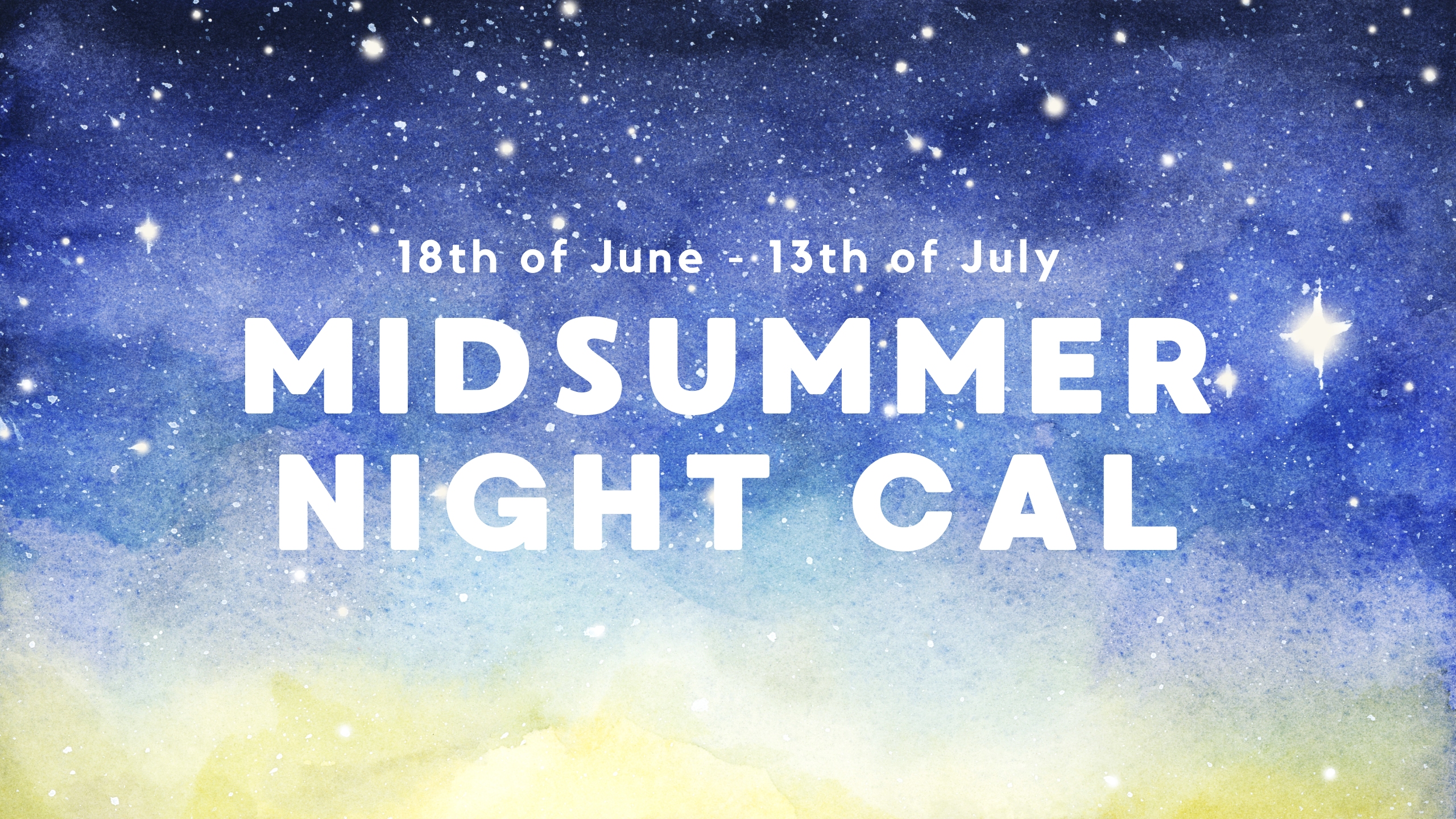 Midsummer June Midsummer Night CAL 2025 | 18th of June - 13th of July – garnknuten