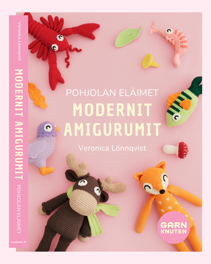 Pohjolan Eläimet - Modernit Amigurumit | Virkkausohjekirja