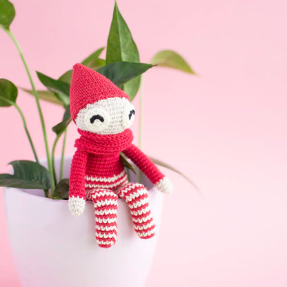 #012 Scott in a pot | Crochet amigurumi elf PDF pattern