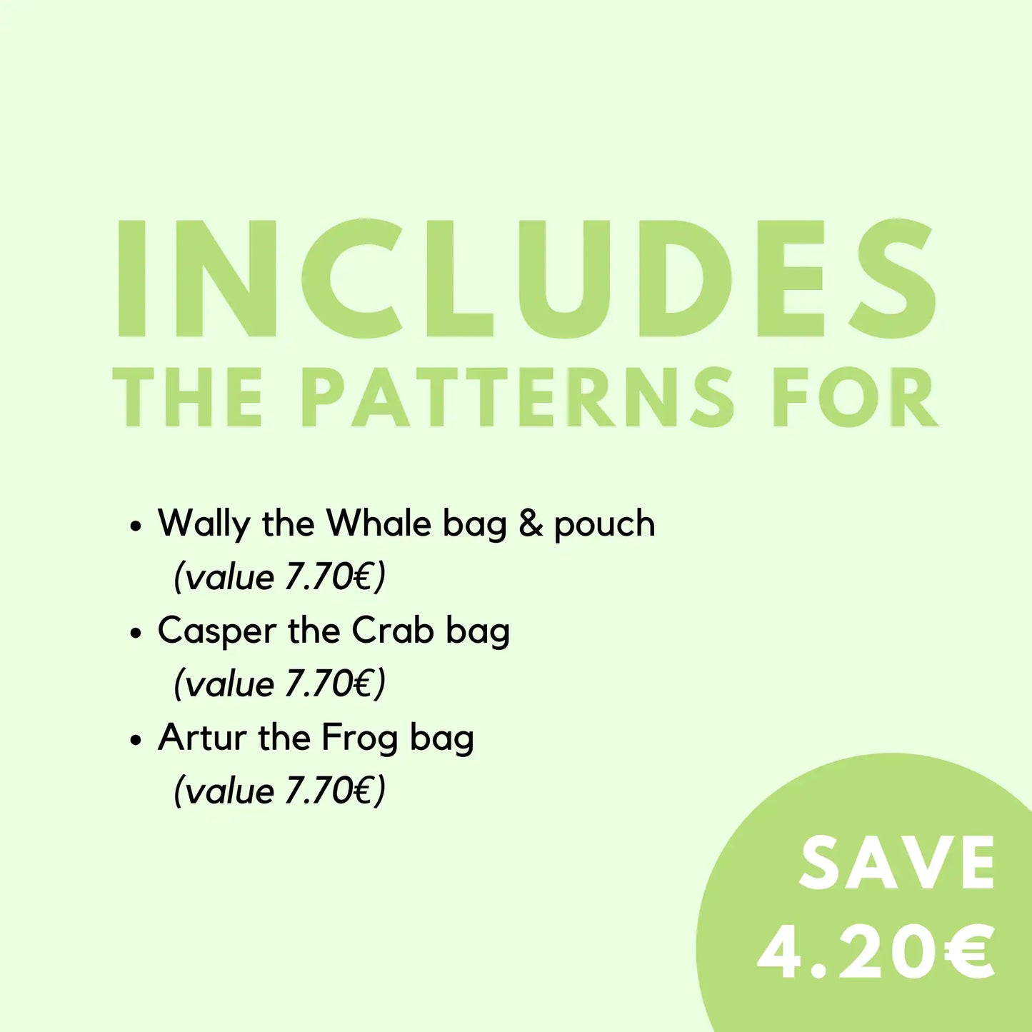 CROCHET ANIMAL BAG BUNDLE