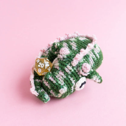 #016 Baby Emerald the Dragon | Crochet amigurumi PDF pattern