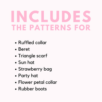 Crochet bird bag accessories