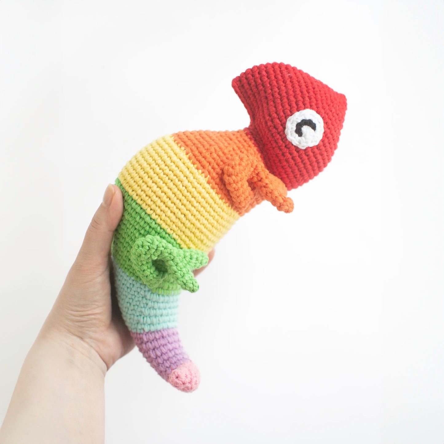 #010 Cam the Chameleon | Crochet amigurumi PDF pattern