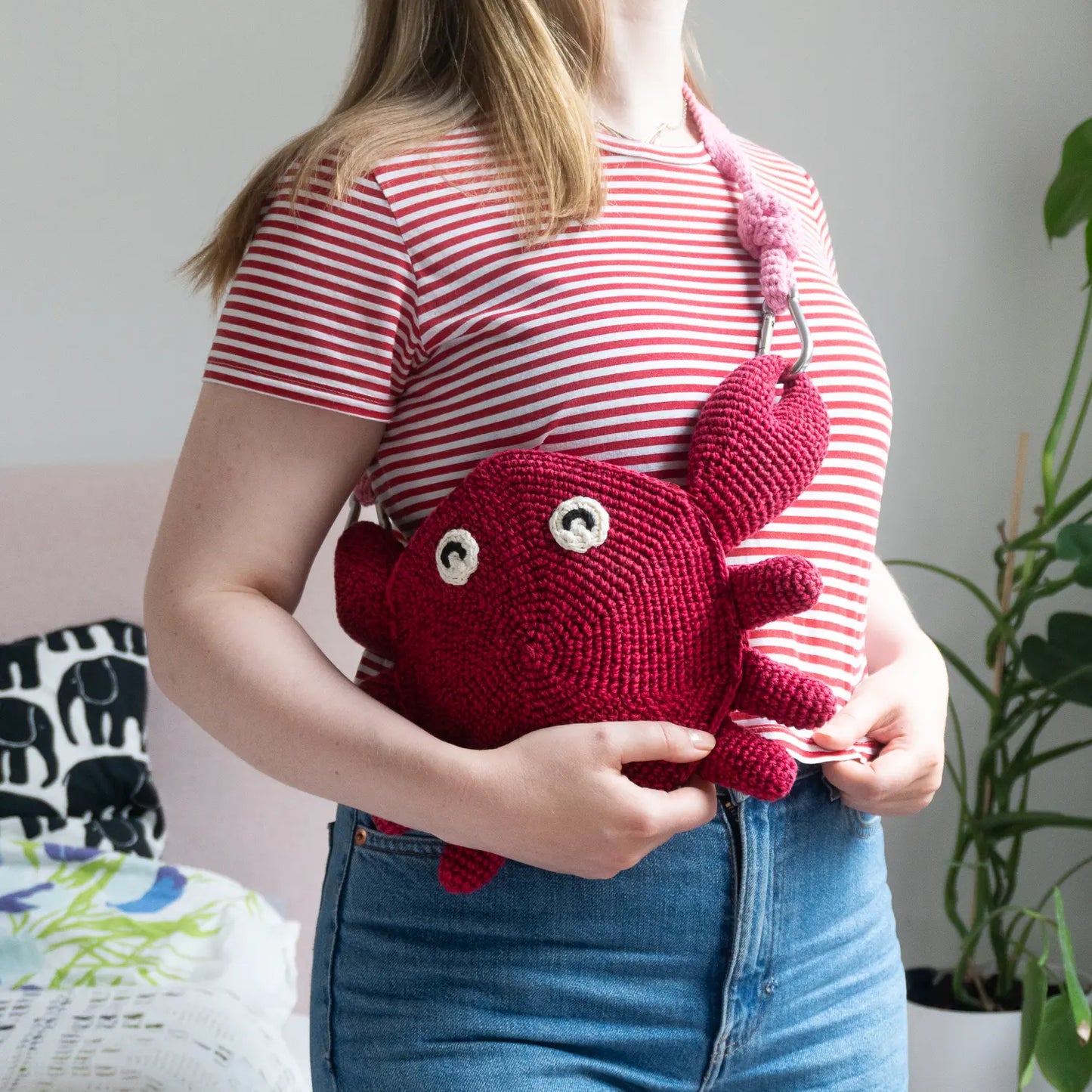 Casper the Crab bag | Crochet PDF pattern