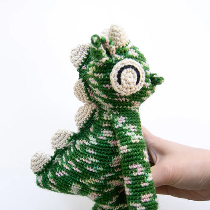 #003 Emerald the Dragon | Crochet amigurumi PDF pattern