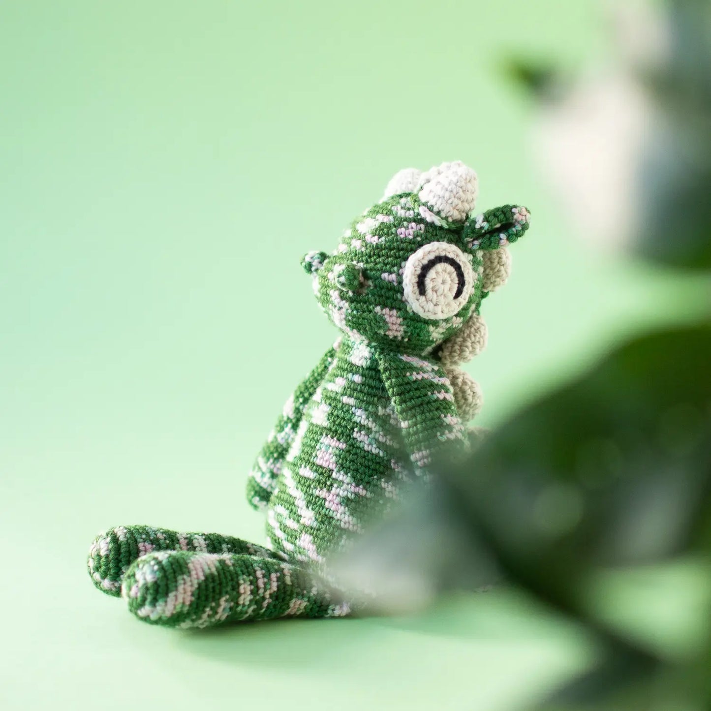 #003 Emerald the Dragon | Crochet amigurumi PDF pattern