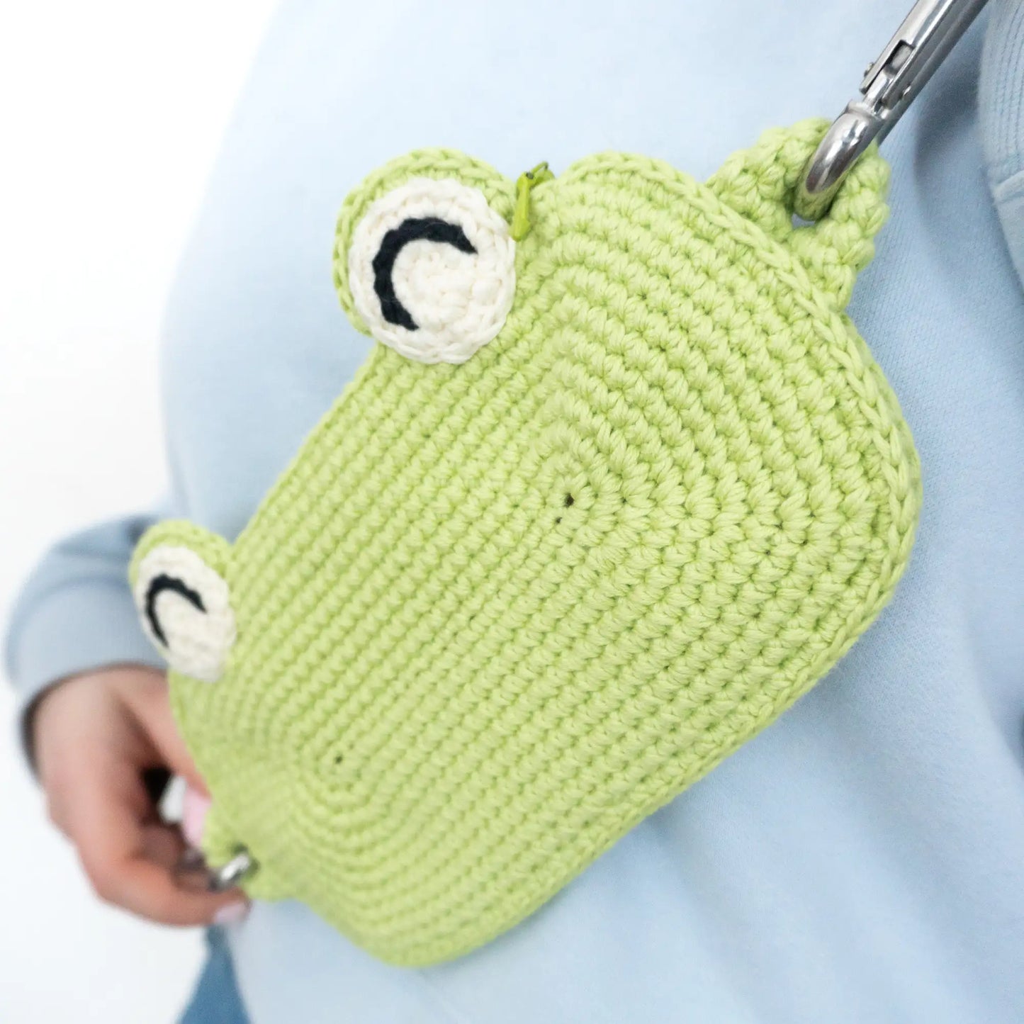 Artur the Frog bag | Crochet PDF pattern