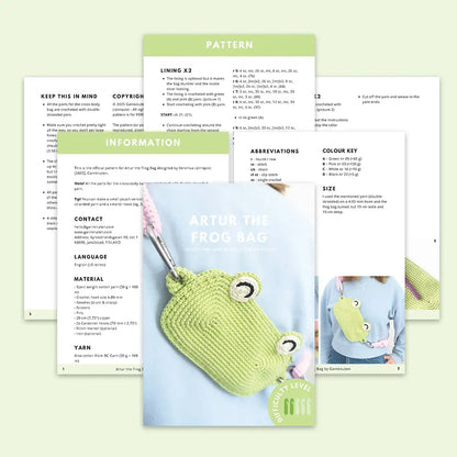 Artur the Frog Bag | Yarn kit (pre-order)