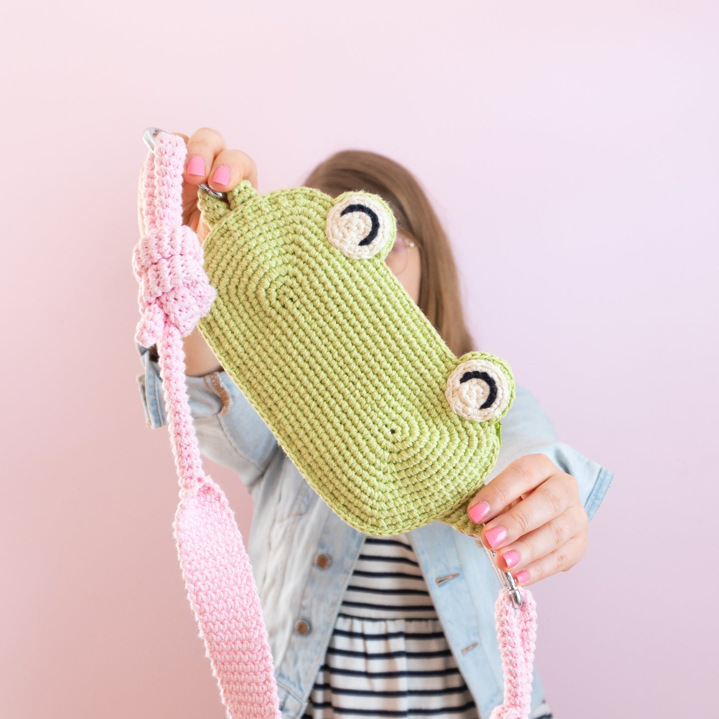 Artur the Frog bag | Crochet PDF pattern