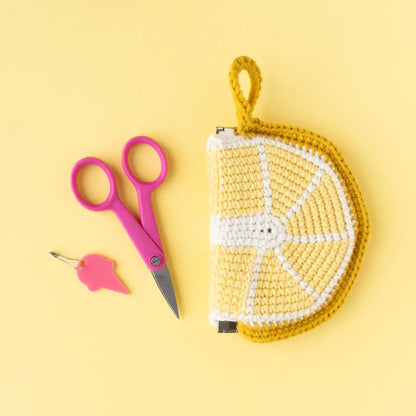 Medium Fruit Slice Pouch | Crochet PDF pattern
