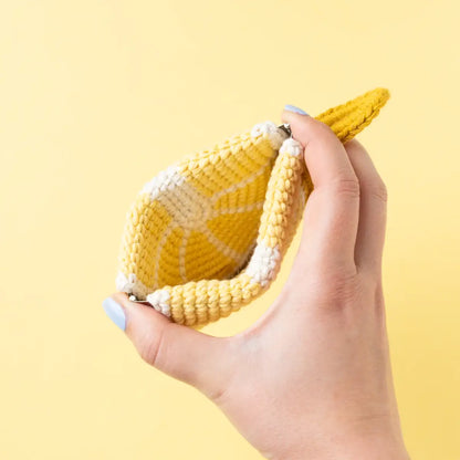 Medium Fruit Slice Pouch | Crochet PDF pattern