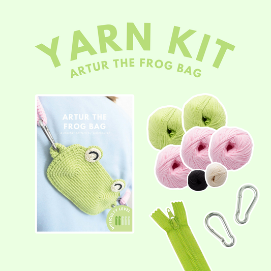 Artur the Frog Bag | Yarn kit