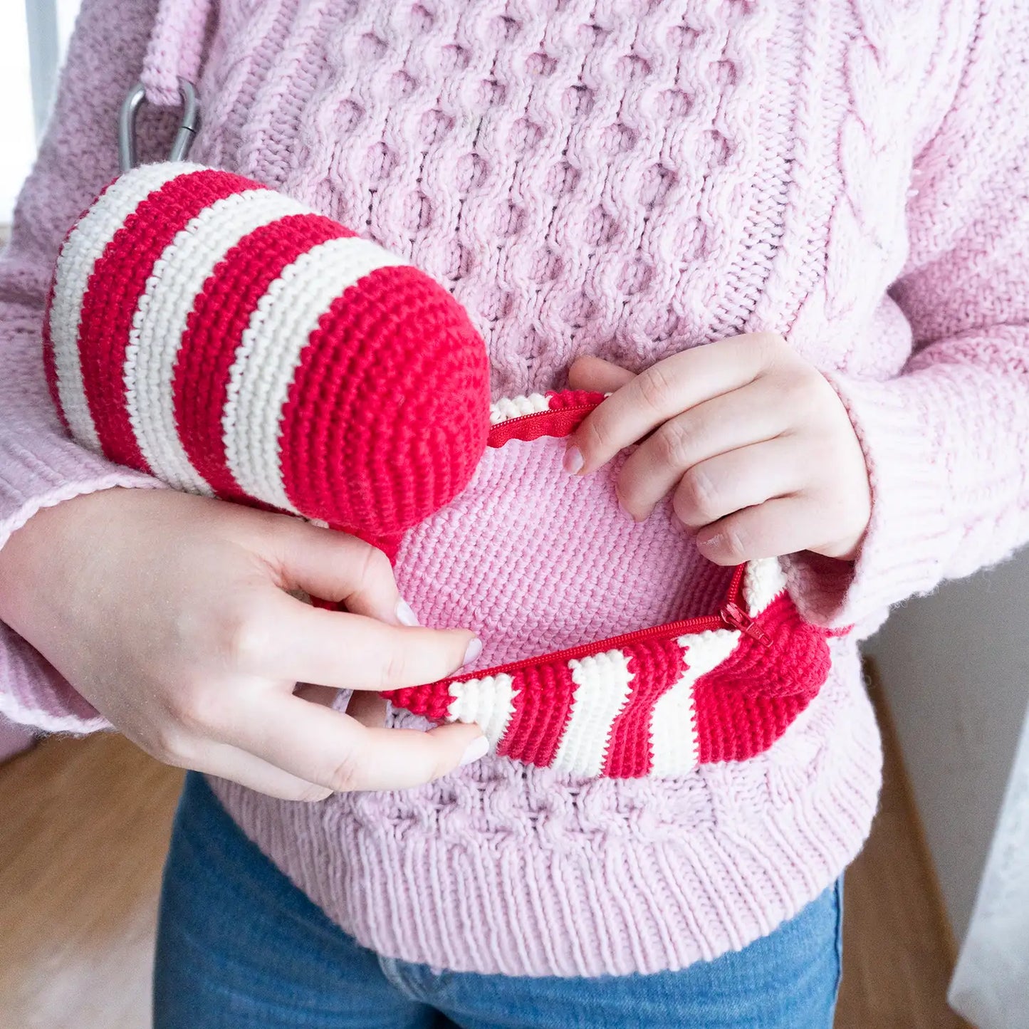 Candy Cane bag | Crochet PDF pattern