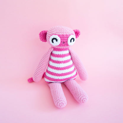 #001 Happy the Monkey* | Crochet amigurumi PDF pattern