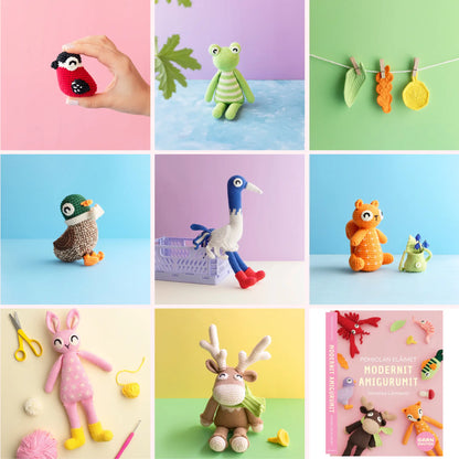 Pohjolan Eläimet - Modernit Amigurumit | Virkkausohjekirja