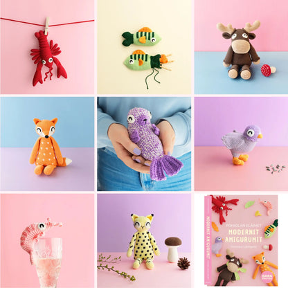 Pohjolan Eläimet - Modernit Amigurumit | Virkkausohjekirja
