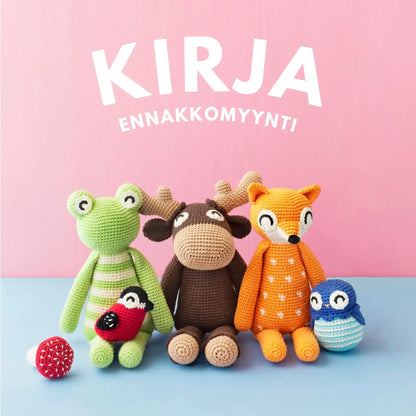 Pohjolan eläimet | Virkkausohjekirja (ennakkomyynti/pre-sale)