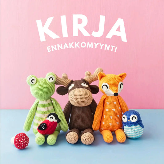 Pohjolan eläimet | Virkkausohjekirja (ennakkomyynti/pre-sale)