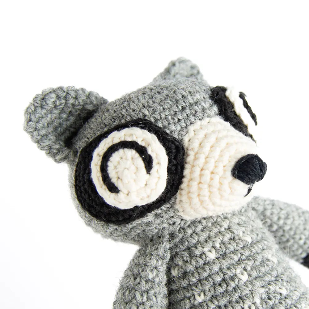 Runar the raccoon | Crochet amigurumi PDF pattern
