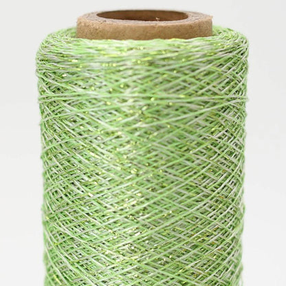 Stellaris green glitter thread yarn